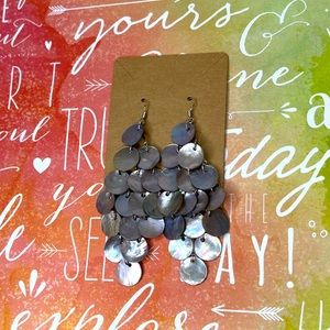 Abalone dangling earrings